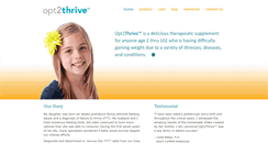 Desktop Screenshot of opt2thrive.com